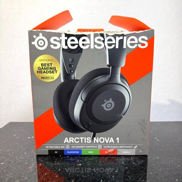 SteelSeries‎ Arctis Nova 1 Wired Gaming Headset for PC - Picture 2 of 8